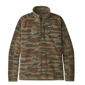 Patagonia Men's Camo Better Sweater Fleece 1/4 Zip Size Small